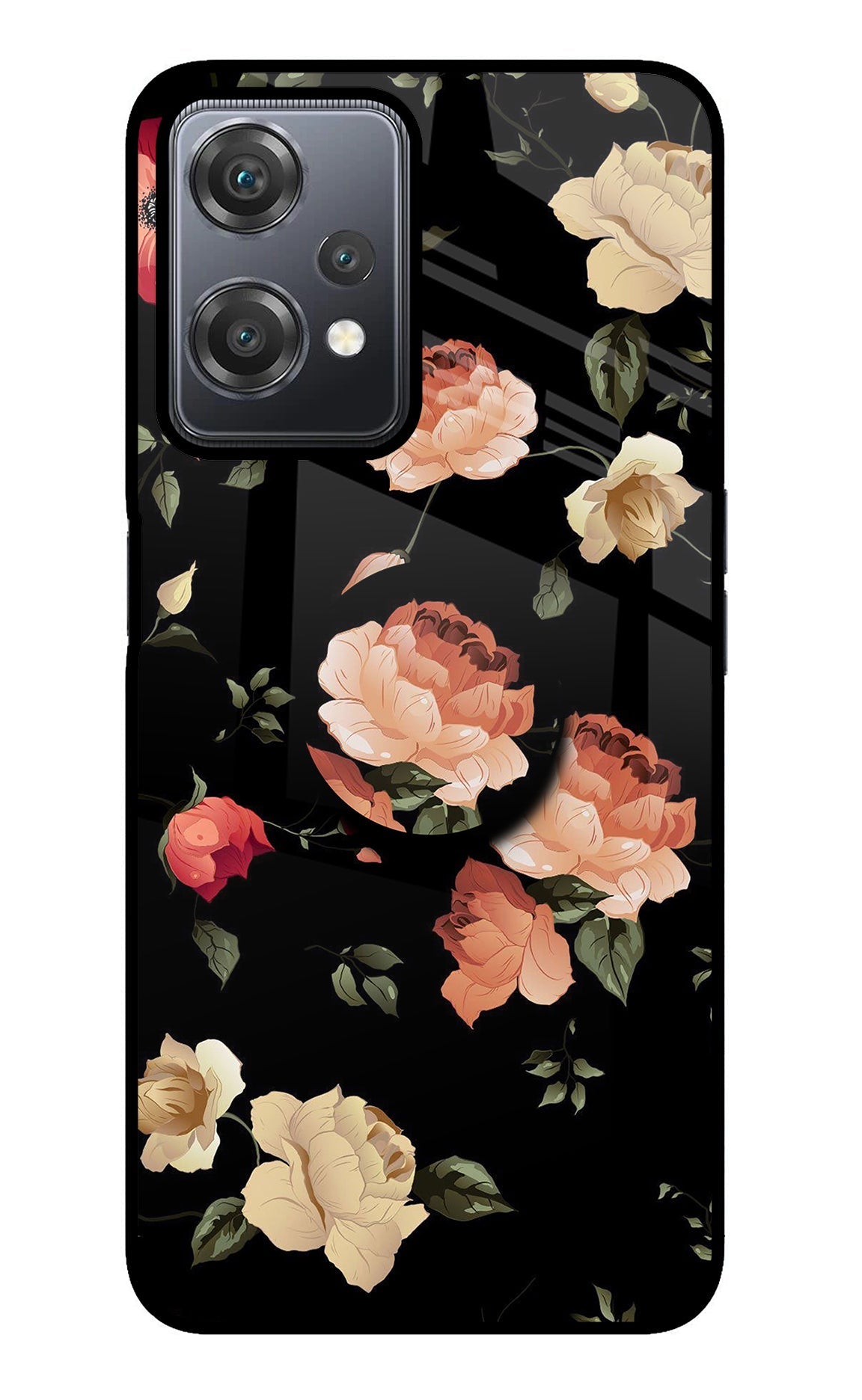 Flowers OnePlus Nord CE 2 Lite 5G Glass Case