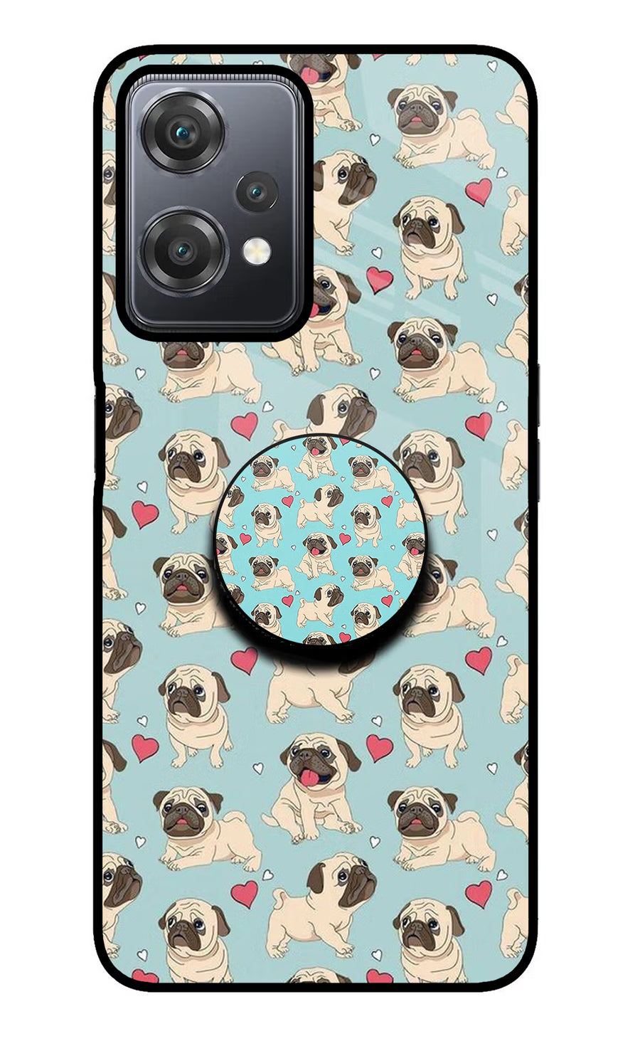 Pug Dog OnePlus Nord CE 2 Lite 5G Pop Case, Glass case