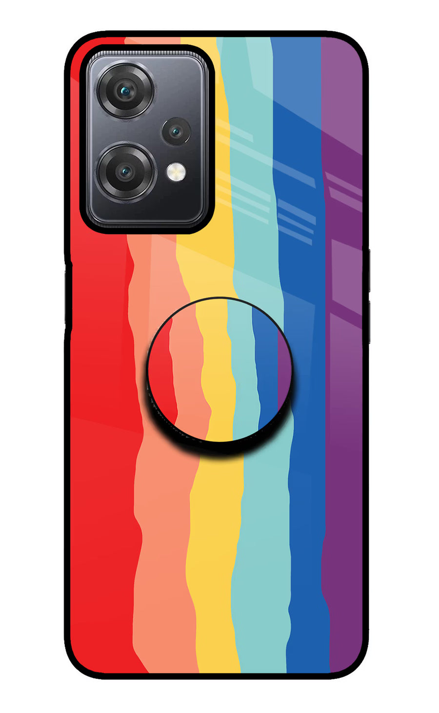 Rainbow OnePlus Nord CE 2 Lite 5G Pop Case, Glass case