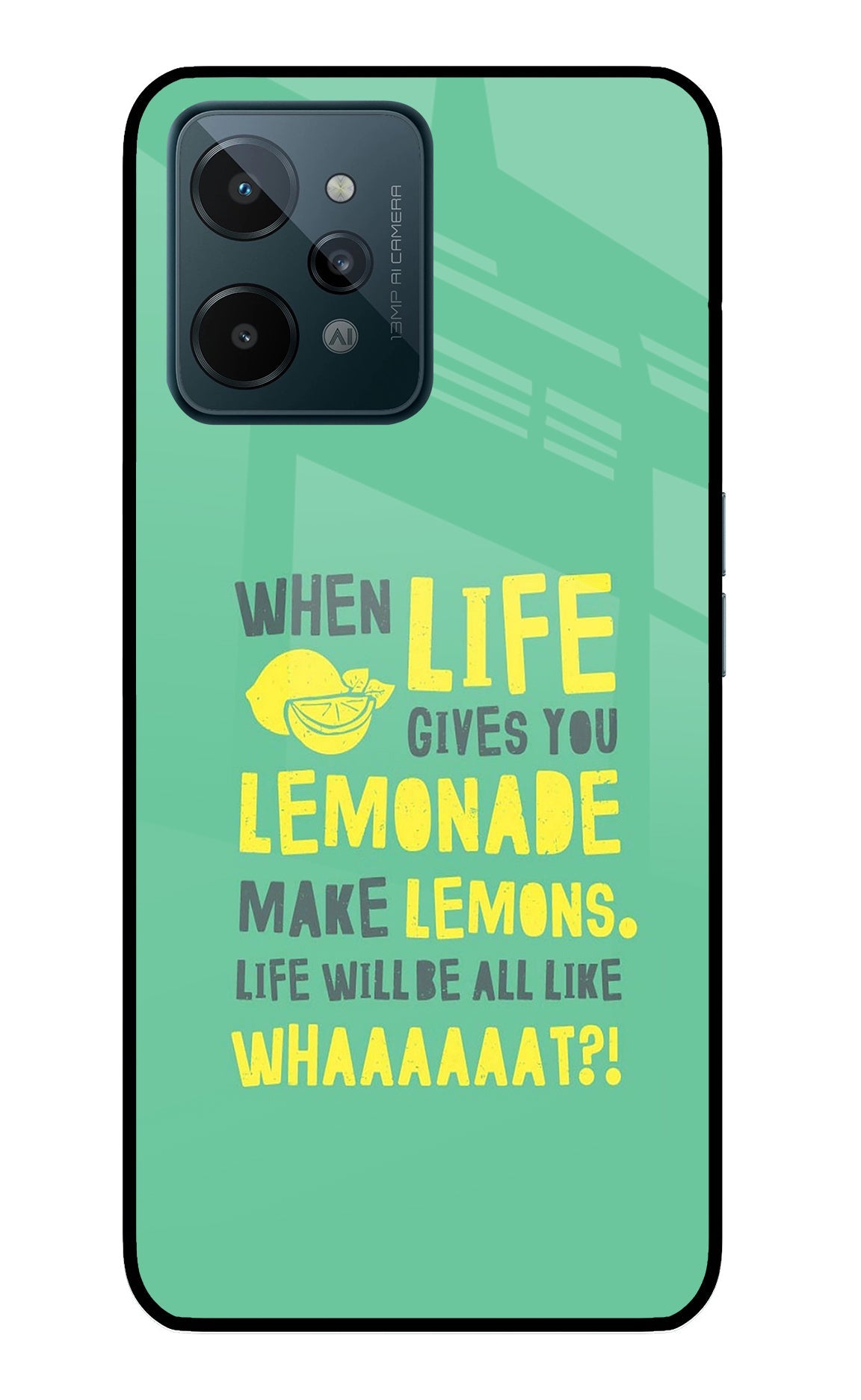 Quote Realme C31 Glass Case