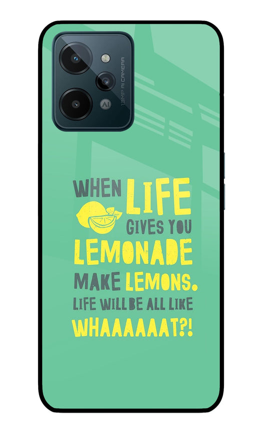 Quote Realme C31 Glass Case