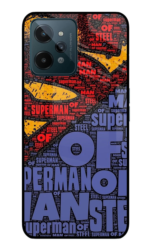 Superman Realme C31 Glass Case