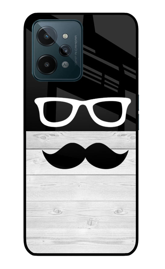 Mustache Realme C31 Glass Case