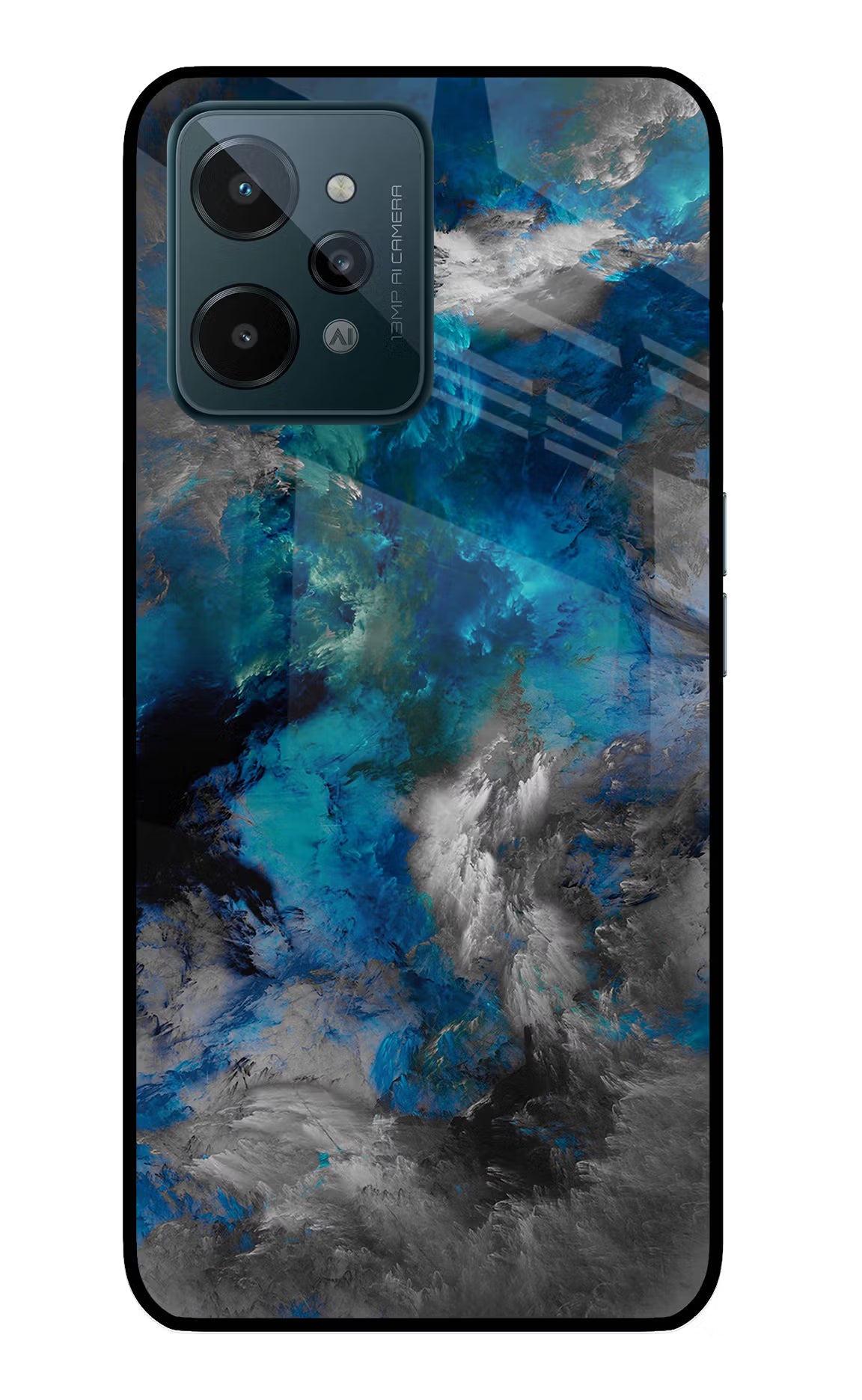 Artwork Realme C31 Glass Case Back Cover by Casekaro