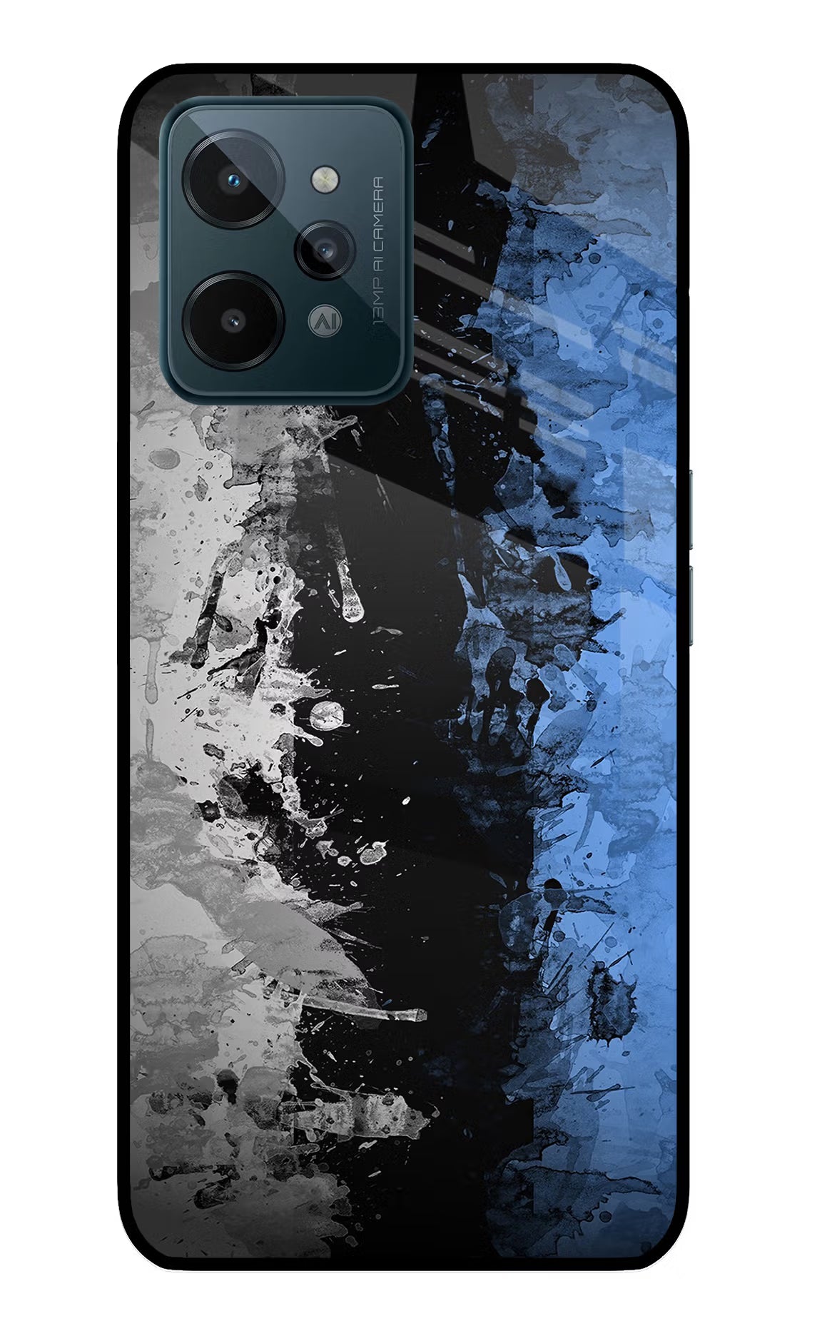 Artistic Design Realme C31 Glass Case Back Cover by Casekaro