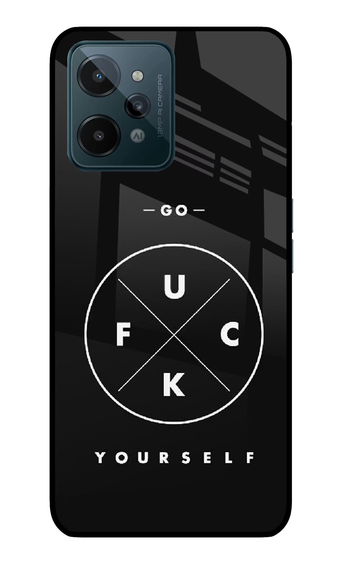 Go Fuck Yourself Realme C31 Glass Case
