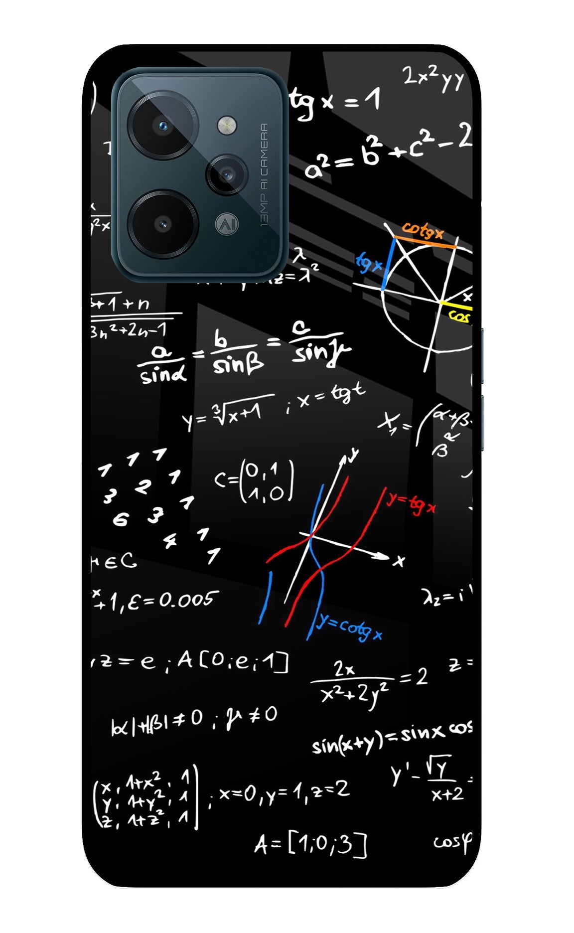 Mathematics Formula Realme C31 Back Cover