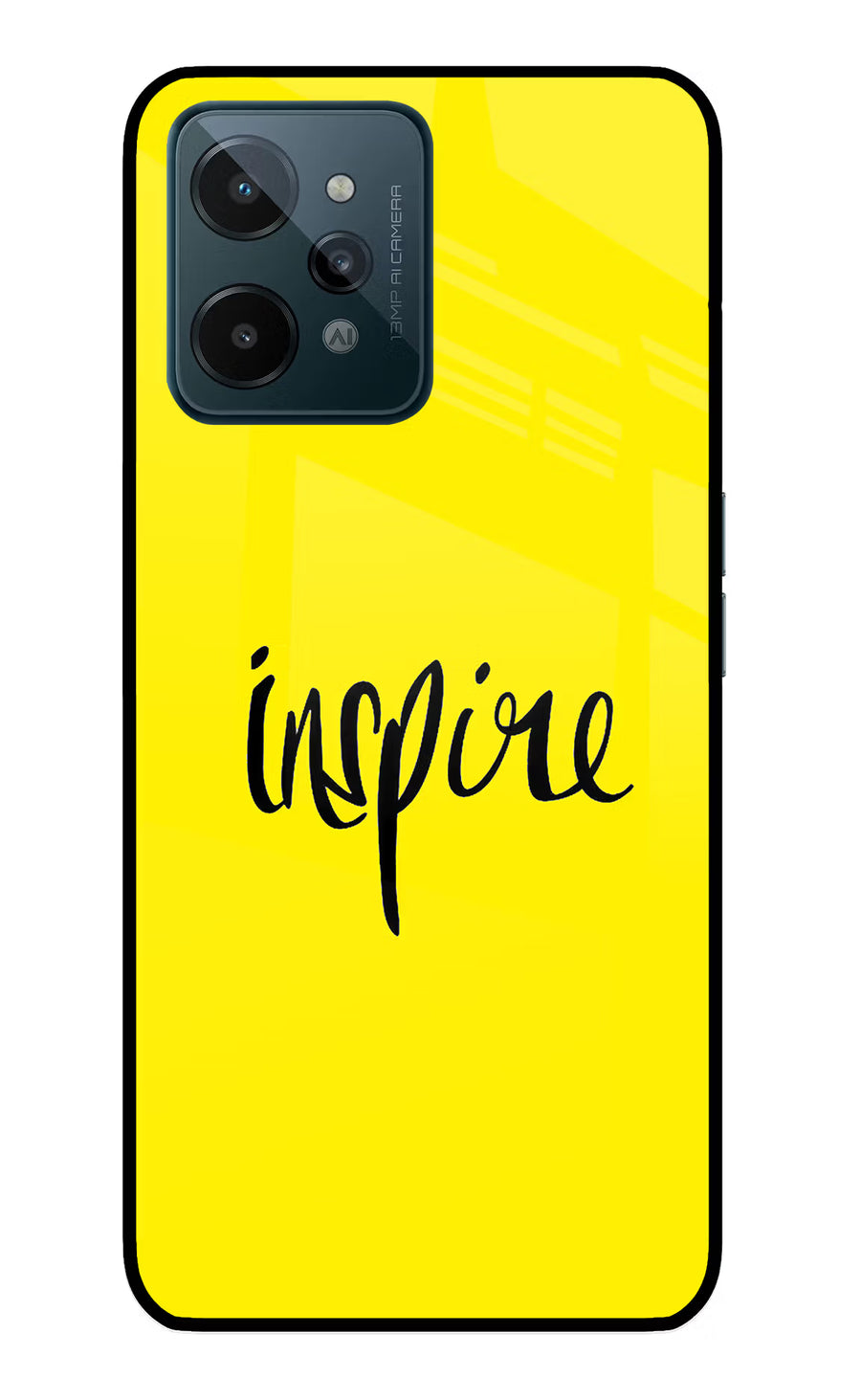 Inspire Realme C31 Back Cover, Glass case