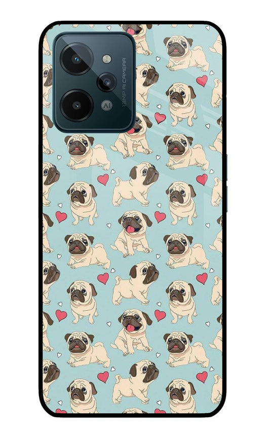 Pug Dog Realme C31 Glass Case