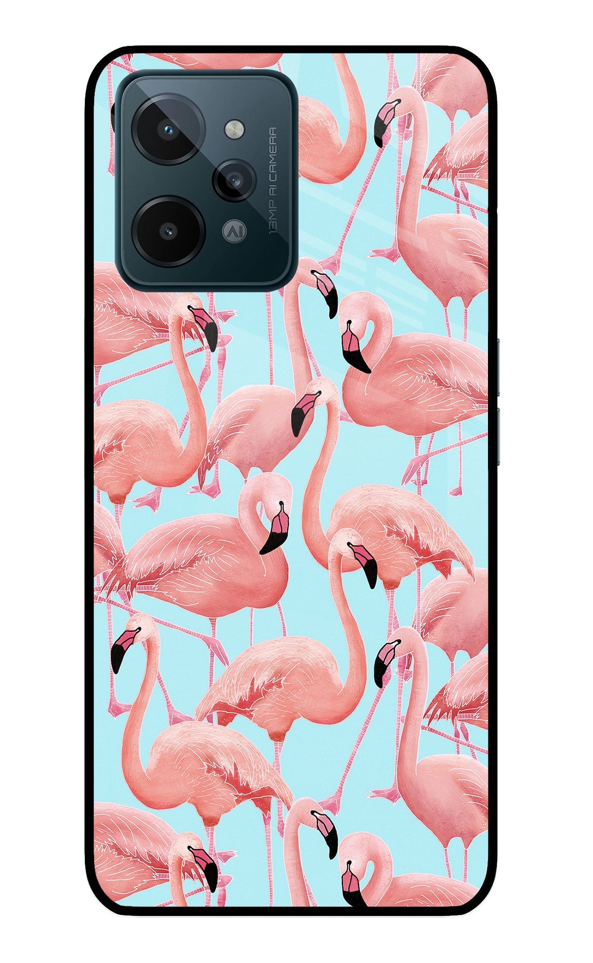 Flamboyance Realme C31 Glass Case