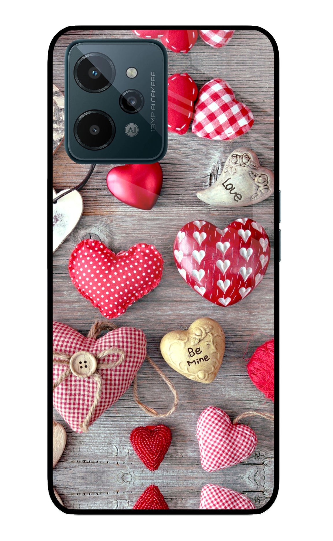 Love Wallpaper Realme C31 Glass Case