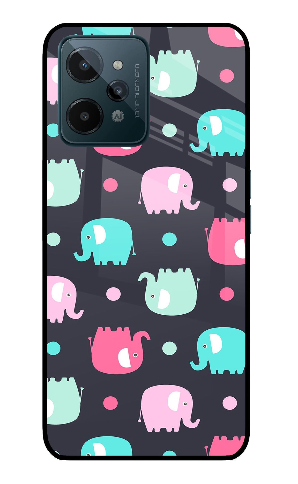 Elephants Realme C31 Back Cover