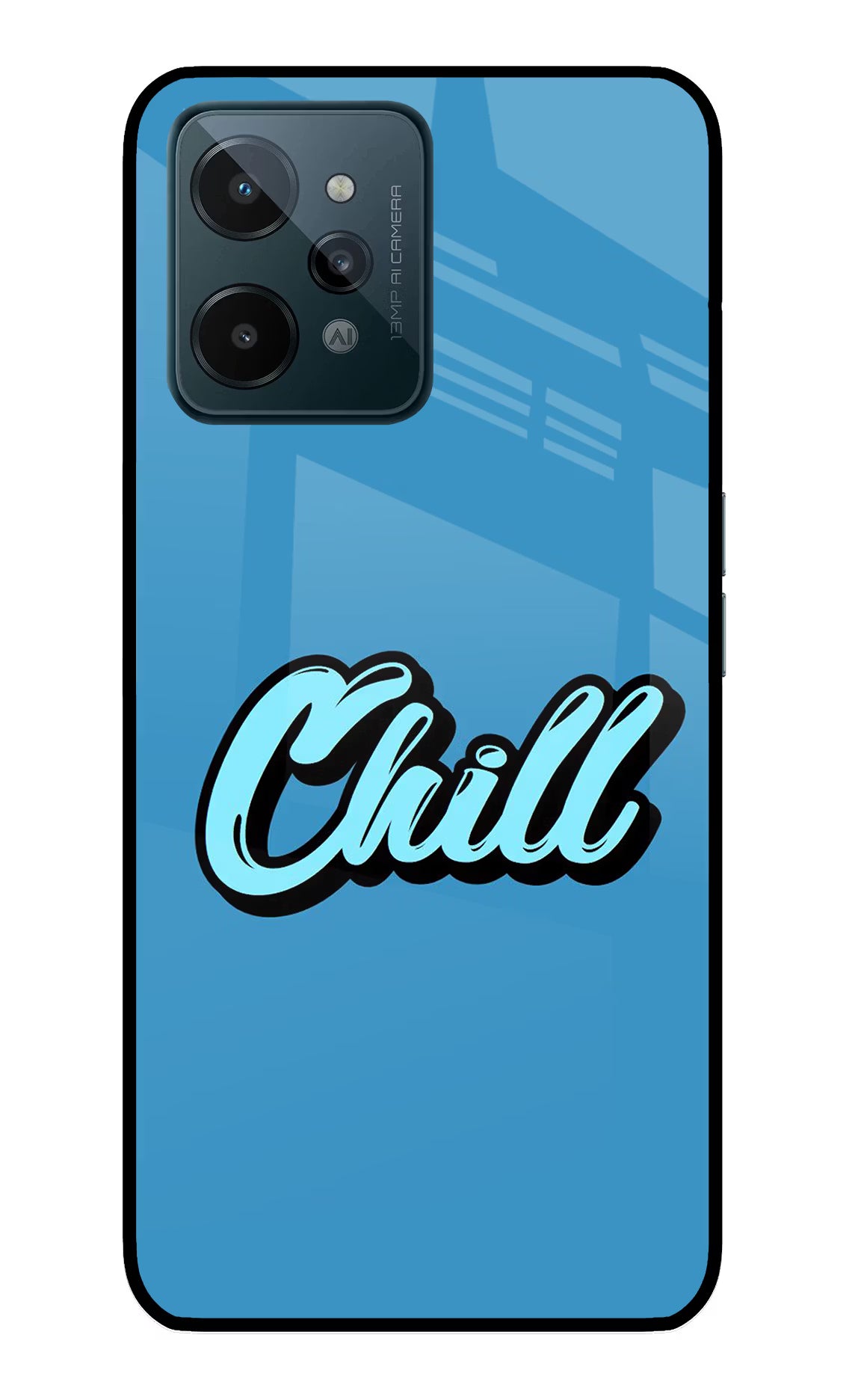Chill Realme C31 Glass Case Back Cover by Casekaro