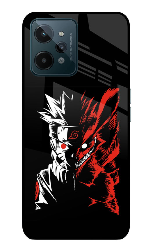 Naruto Two Face Realme C31 Glass Case