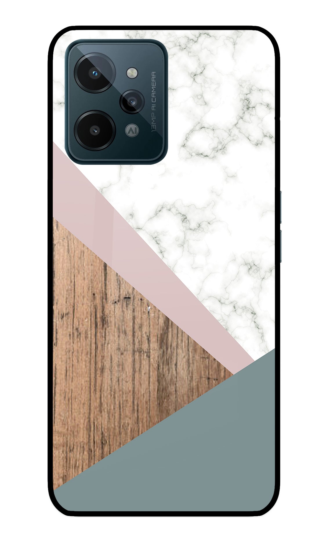 Marble wood Abstract Realme C31 Back Cover