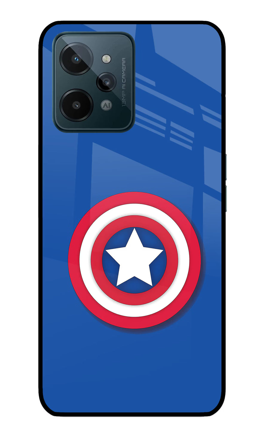 Shield Realme C31 Back Cover, Glass case