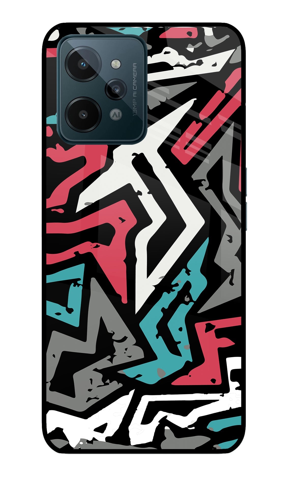 Geometric Graffiti Realme C31 Back Cover