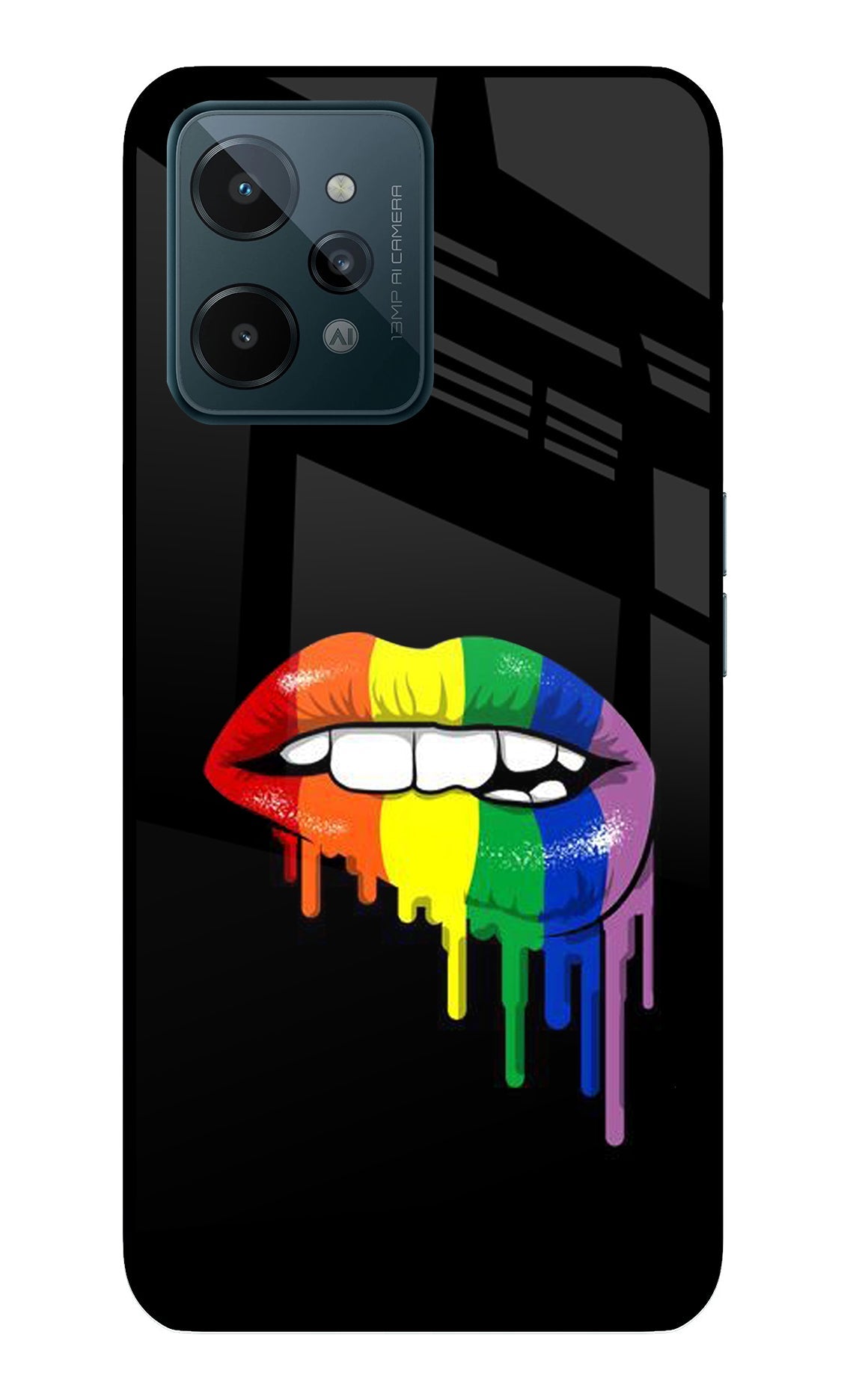 Lips Biting Realme C31 Back Cover