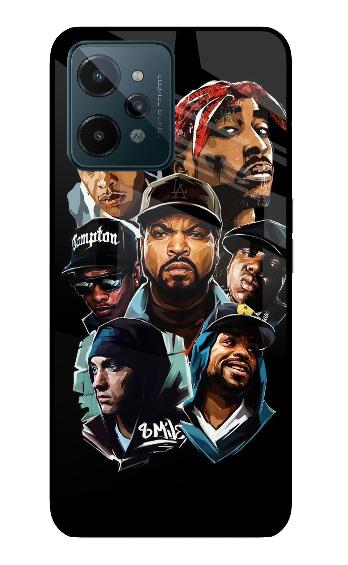 Rappers Realme C31 Glass Case