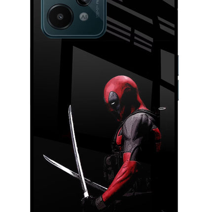 Deadpool Realme C31 Glass Case Back Cover by Casekaro