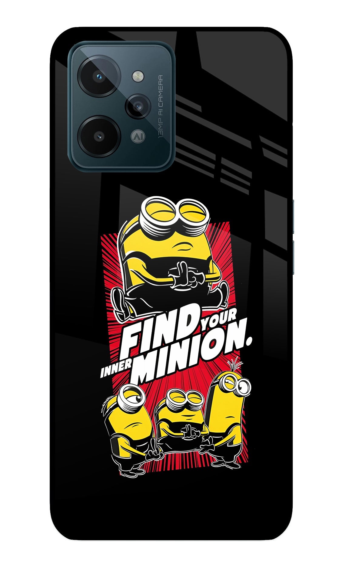 Find your inner Minion Realme C31 Glass Case