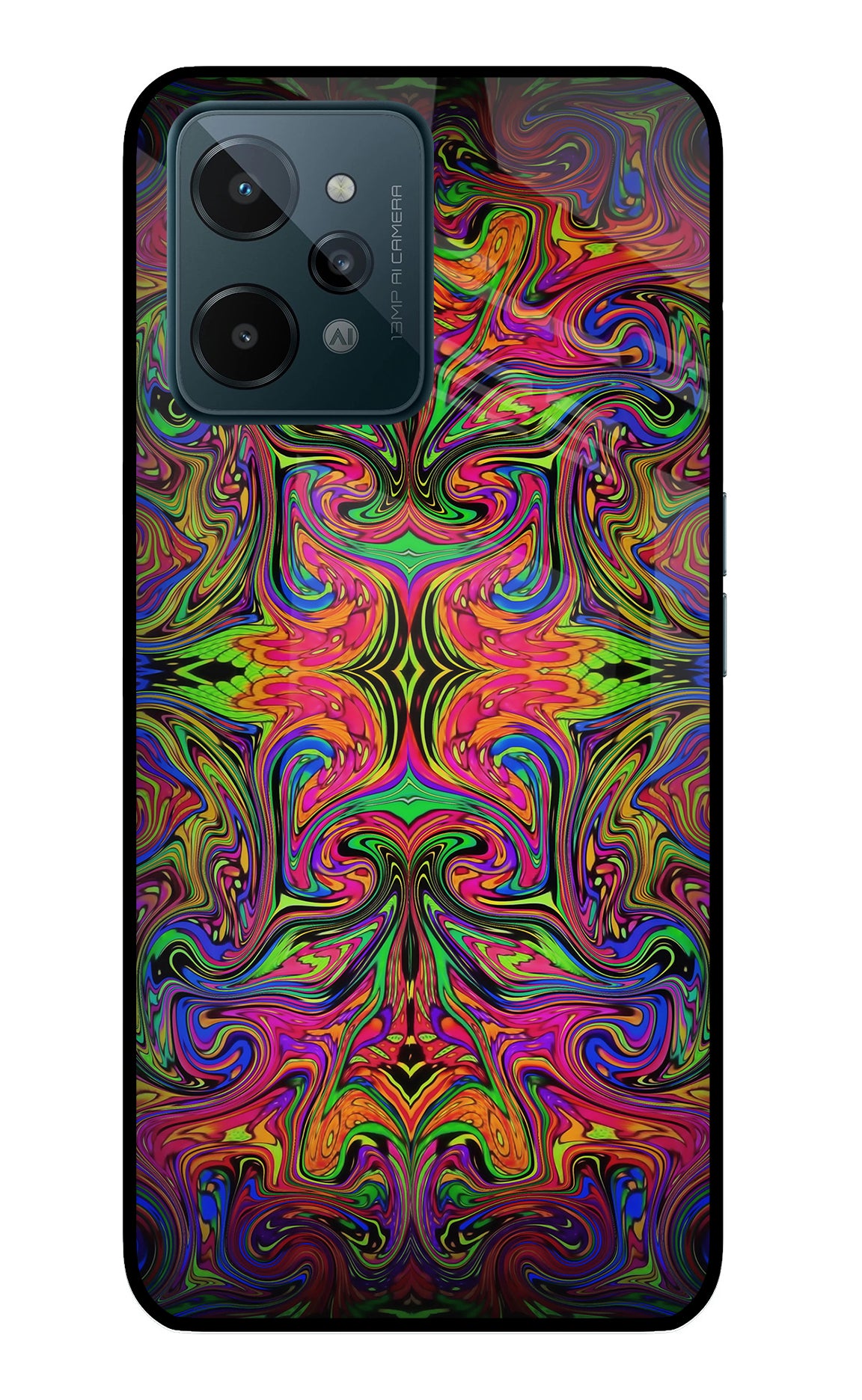 Psychedelic Art Realme C31 Back Cover