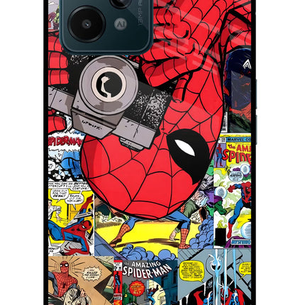 Spider Man Realme C31 Glass Case