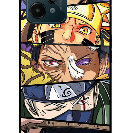 Naruto Character Realme C31 Glass Case Back Cover by Casekaro