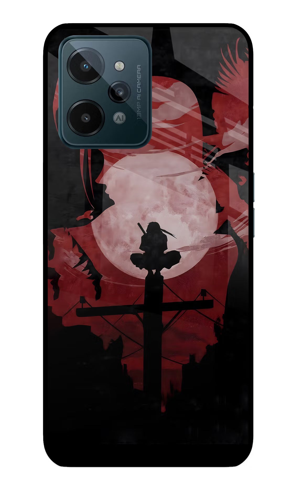 Naruto Anime Realme C31 Glass Case Back Cover by Casekaro