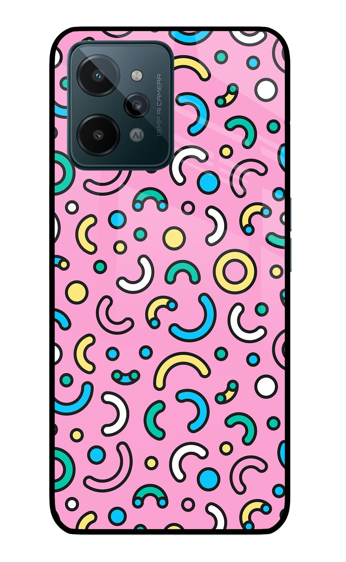 Memphis Design Realme C31 Back Cover