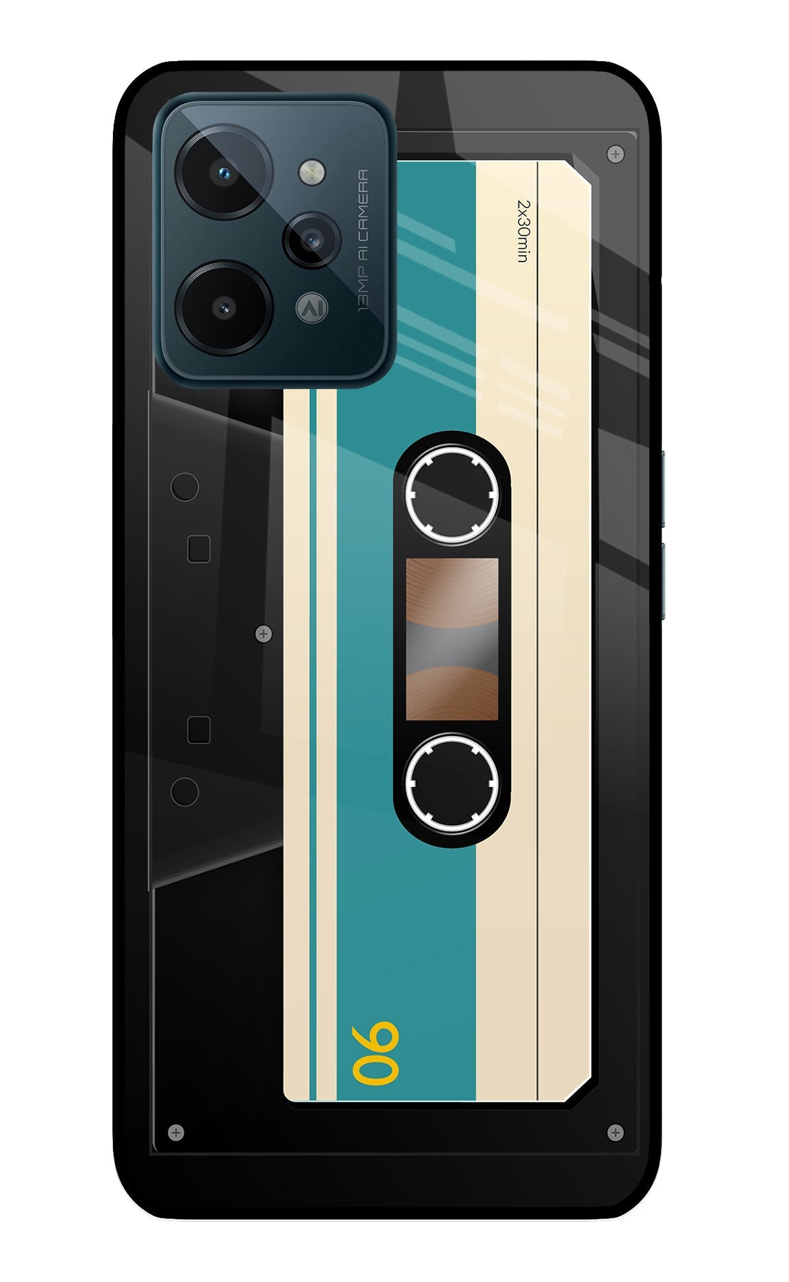 Cassette Realme C31 Glass Case