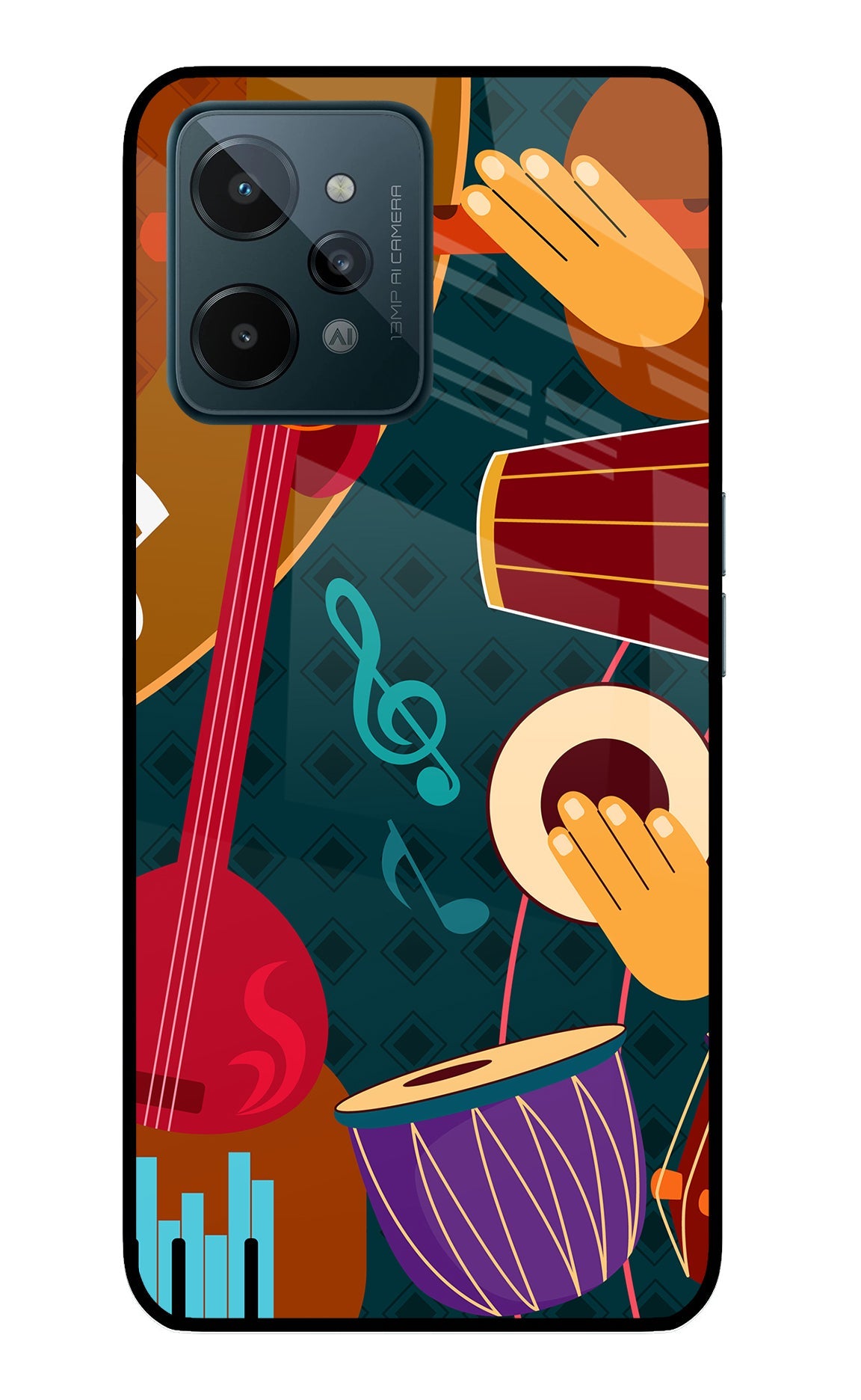 Music Instrument Realme C31 Back Cover