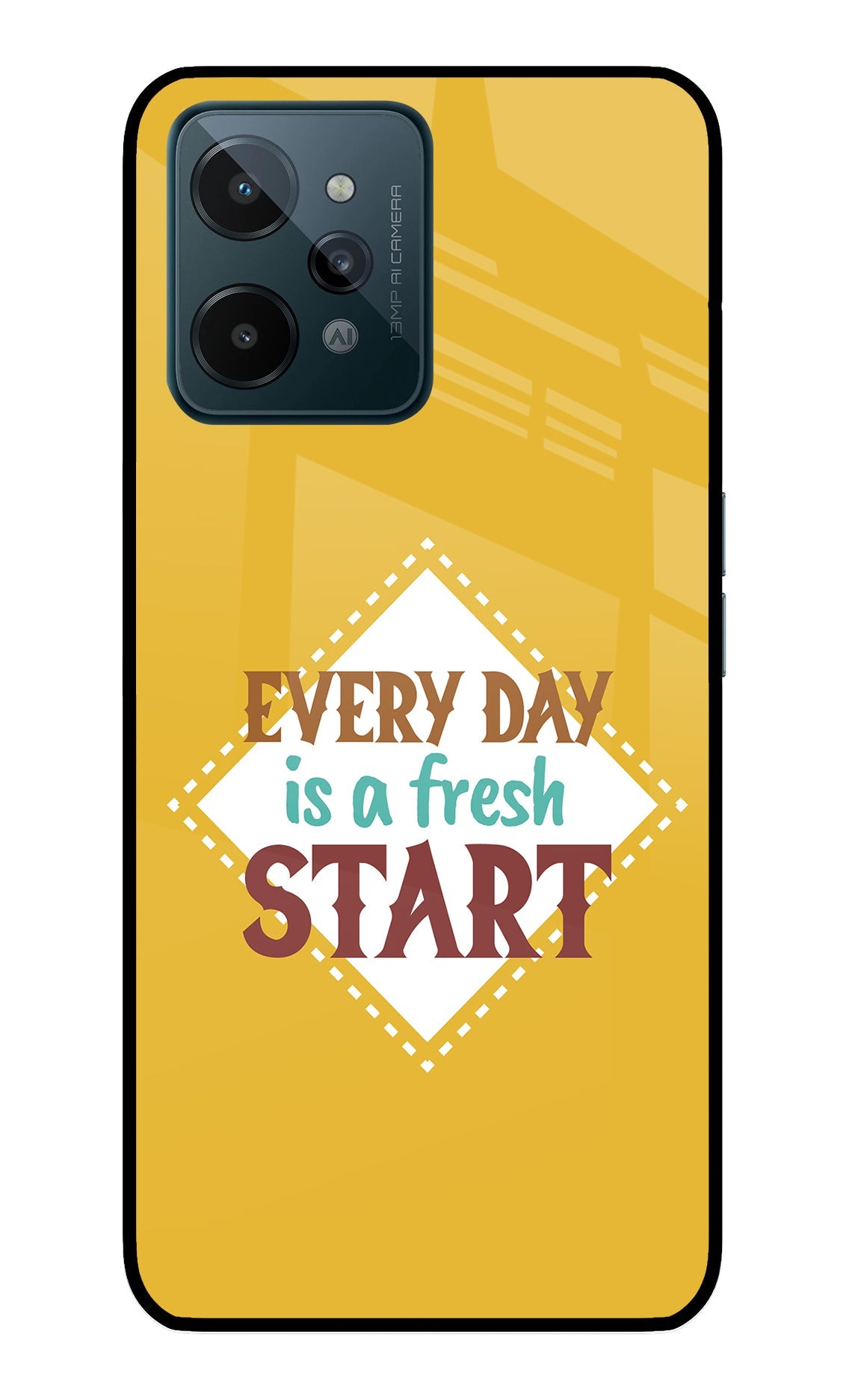 Every day is a Fresh Start Realme C31 Back Cover