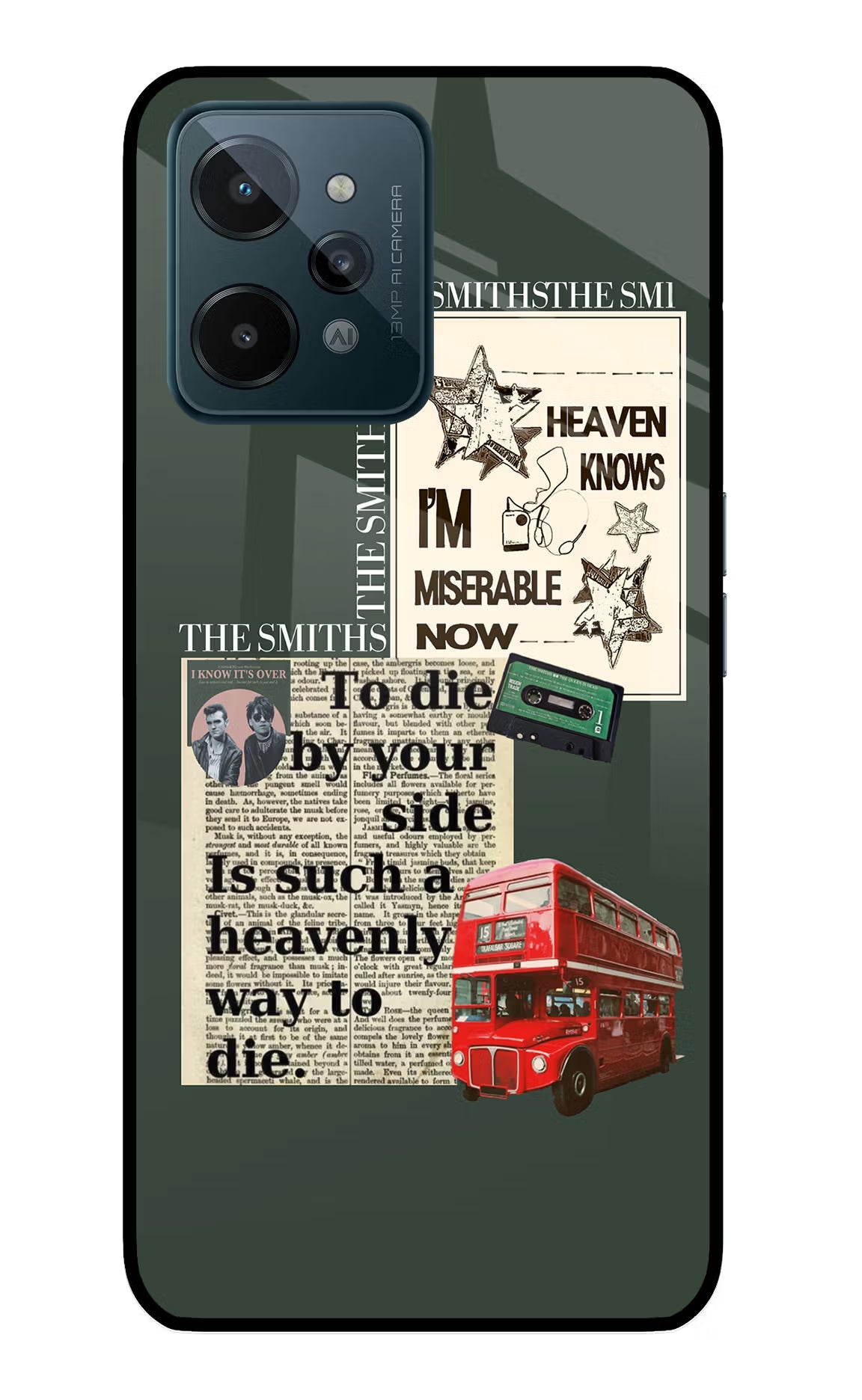 The Smiths Realme C31 Glass Case Back Cover by Casekaro