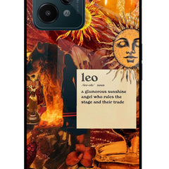Leo Zodiac Realme C31 Glass Case