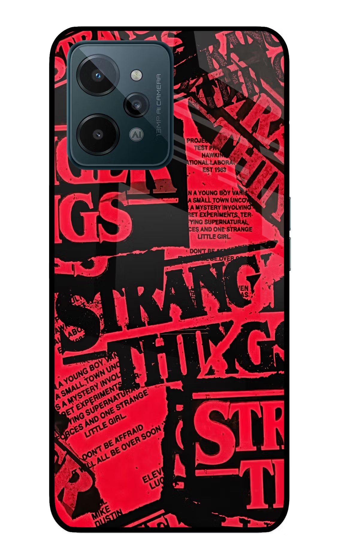 Ordinary Things Realme C31 Glass Case Back Cover by Casekaro