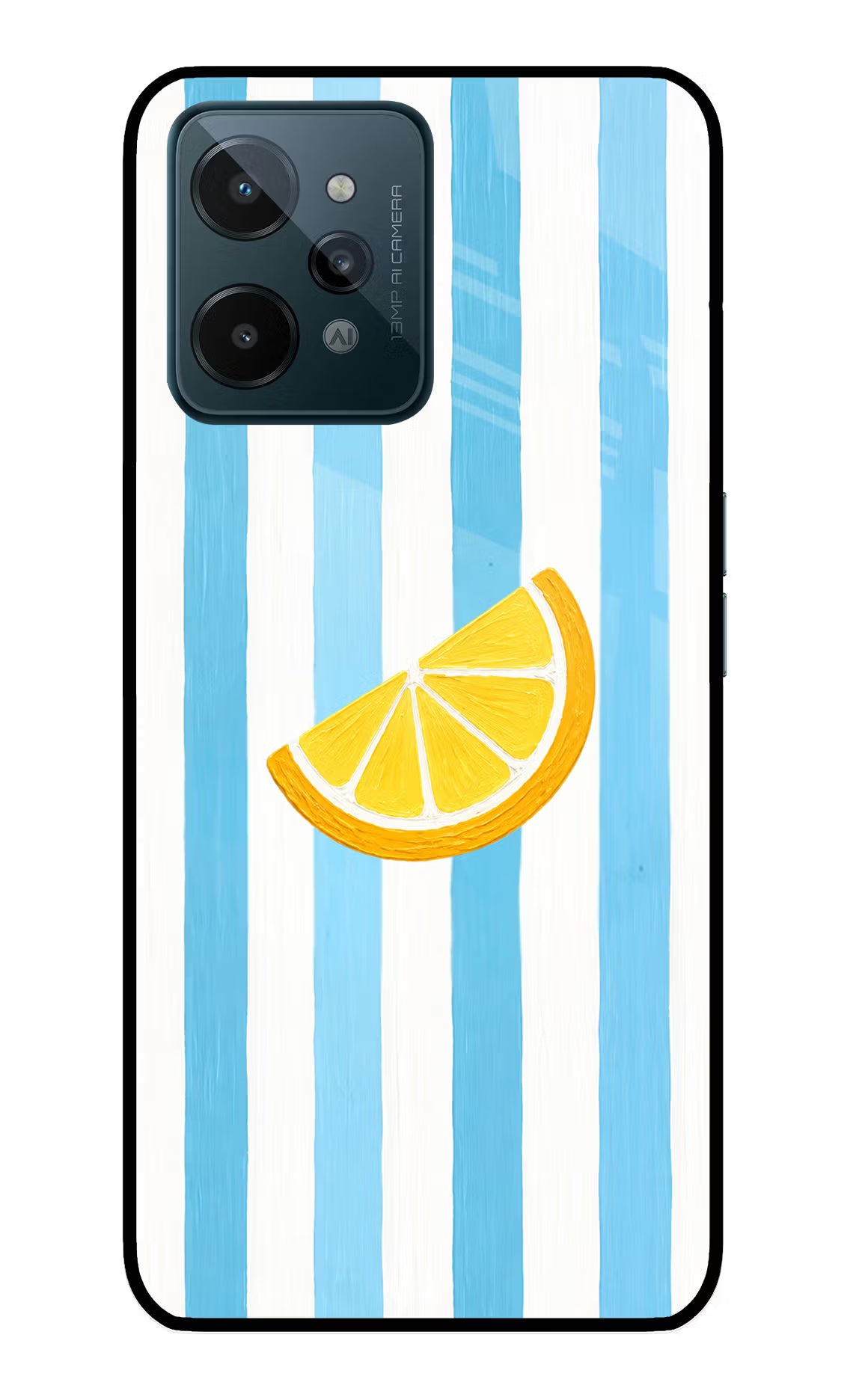 Summer Lemon Realme C31 Glass Case