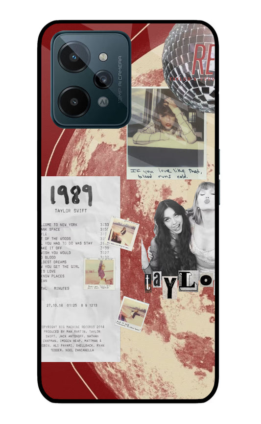 Taylor Swift Realme C31 Glass Case