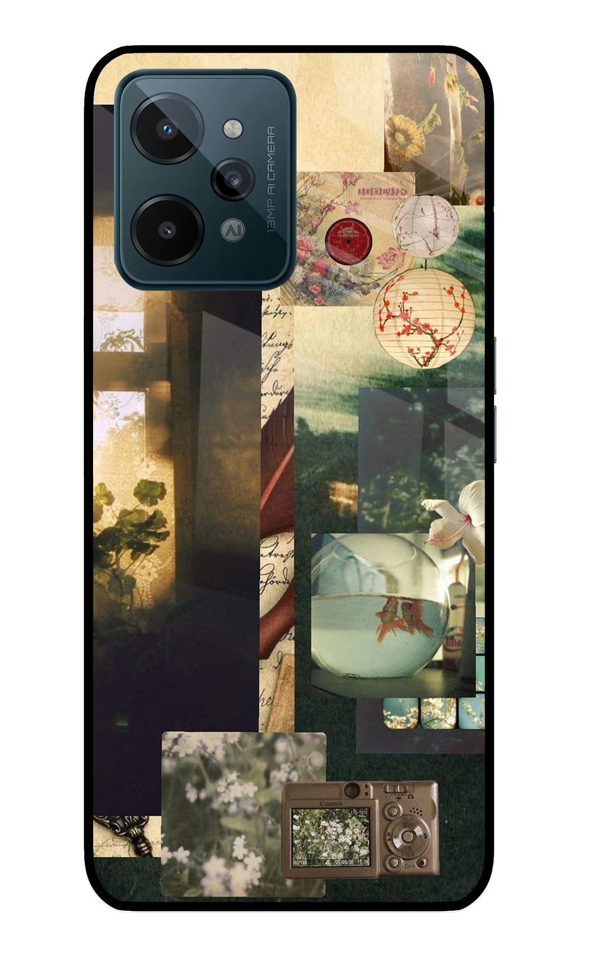 Summer Realme C31 Glass Case