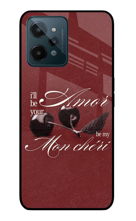 Velvet Cherry Realme C31 Glass Case