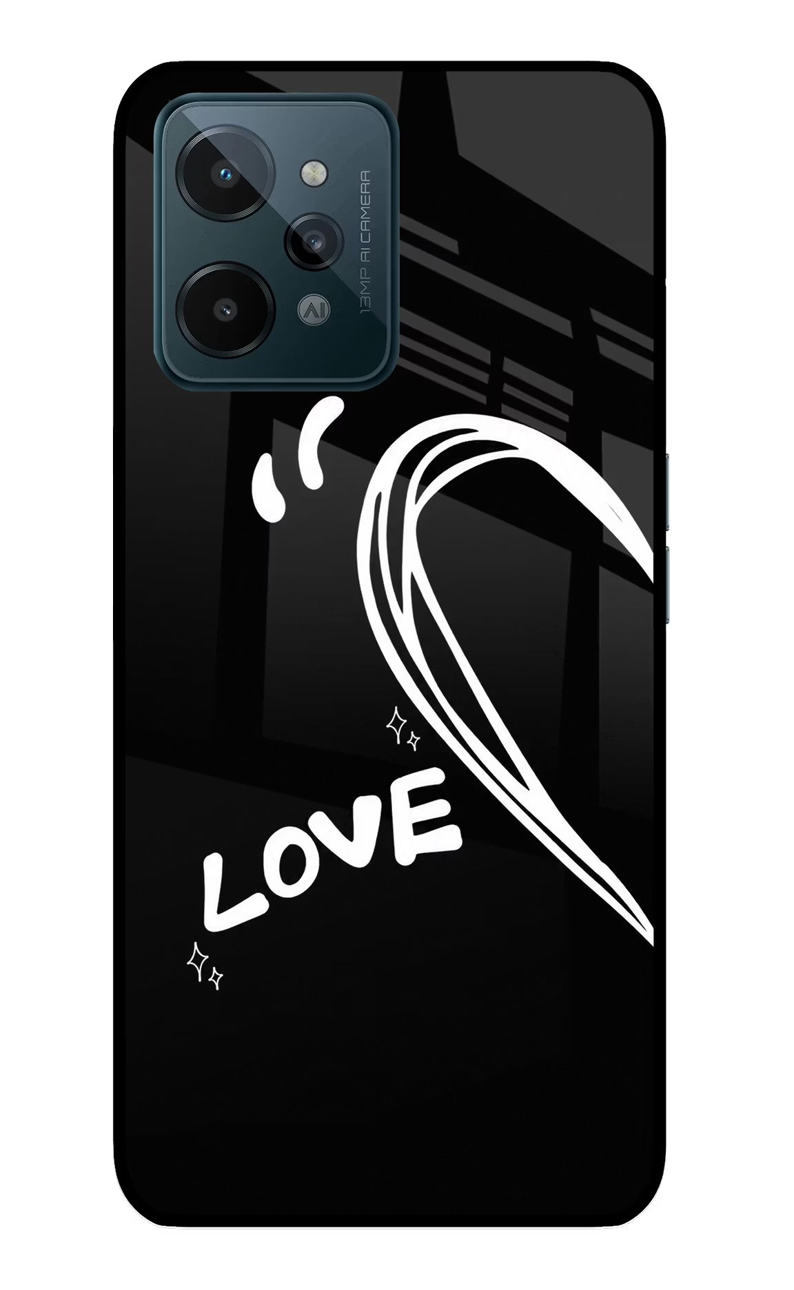 Love Line Realme C31 Glass Case
