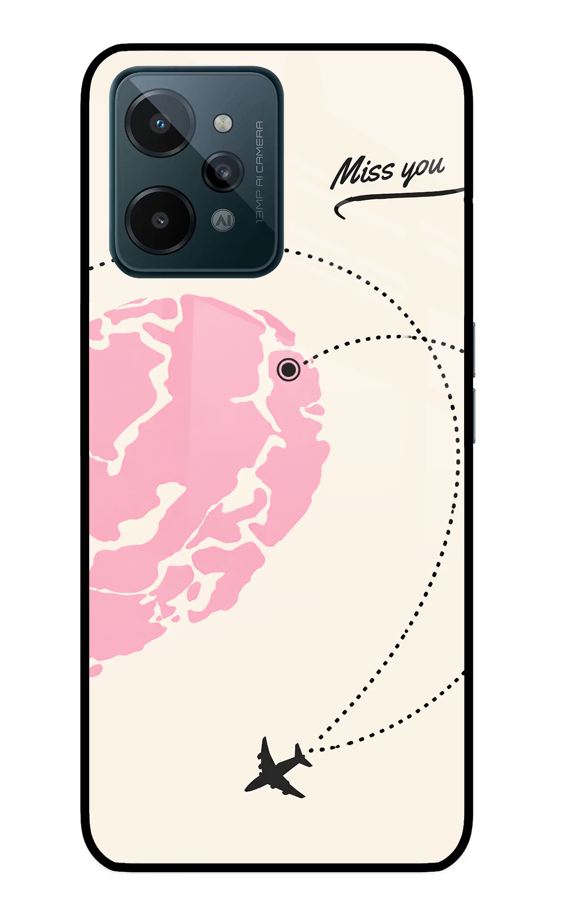 Miss Orbit Realme C31 Glass Case