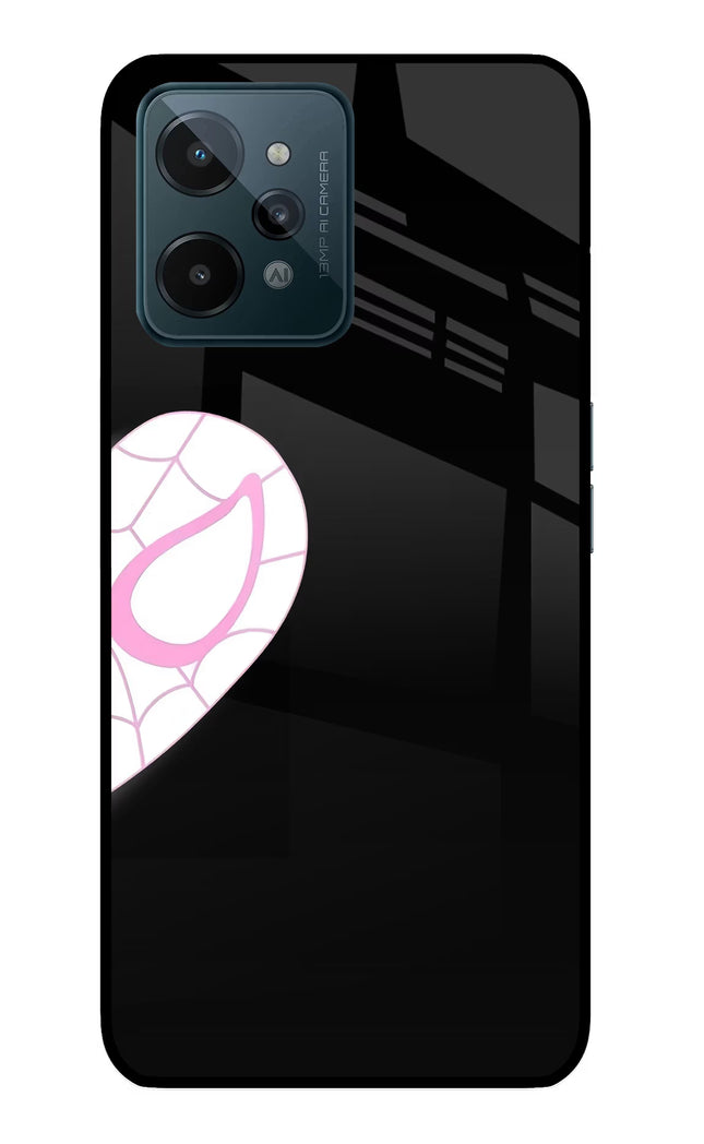 Gwen Mask Realme C31 Glass Case Back Cover by Casekaro