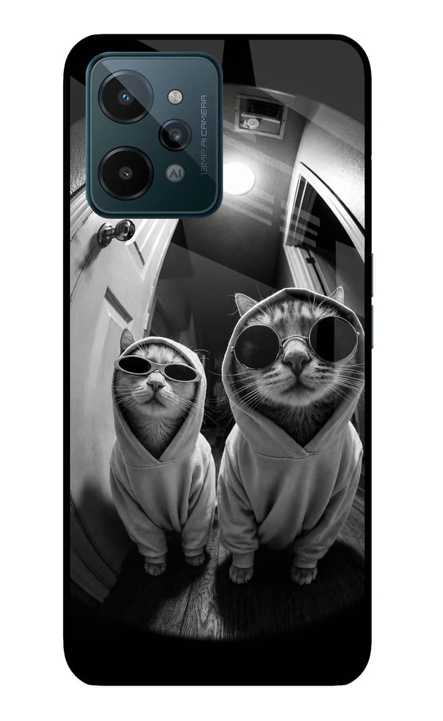 Hood Cats Realme C31 Glass Case