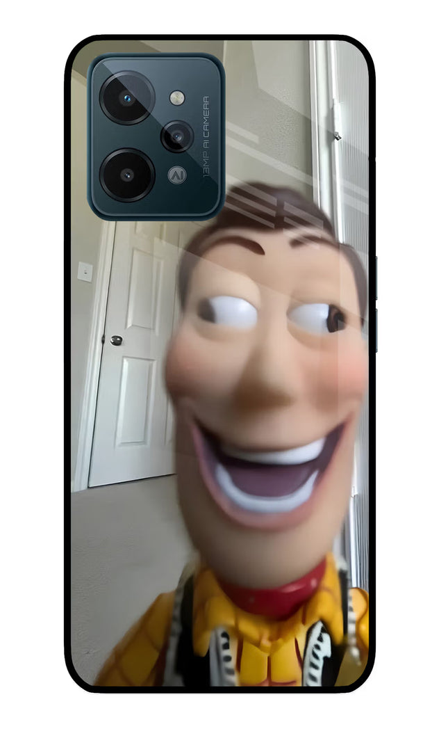 Side Eye Woody Realme C31 Glass Case