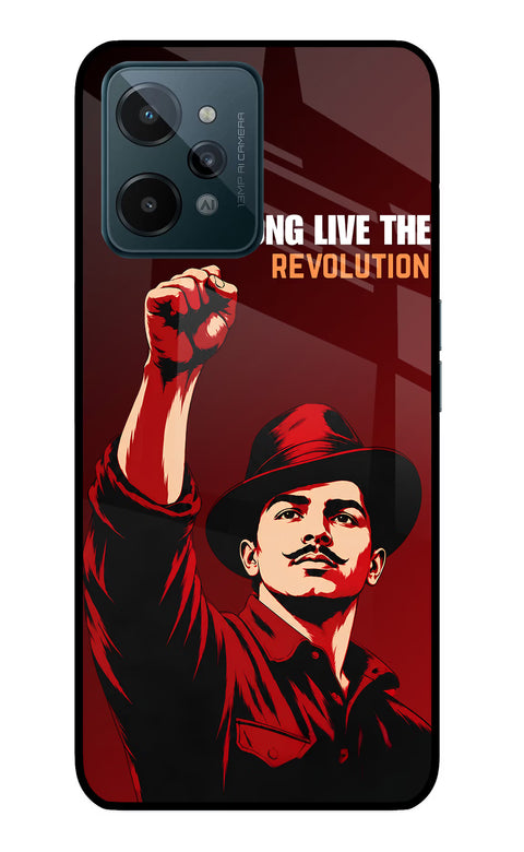 Bhagat Singh Revolution Realme C31 Glass Case