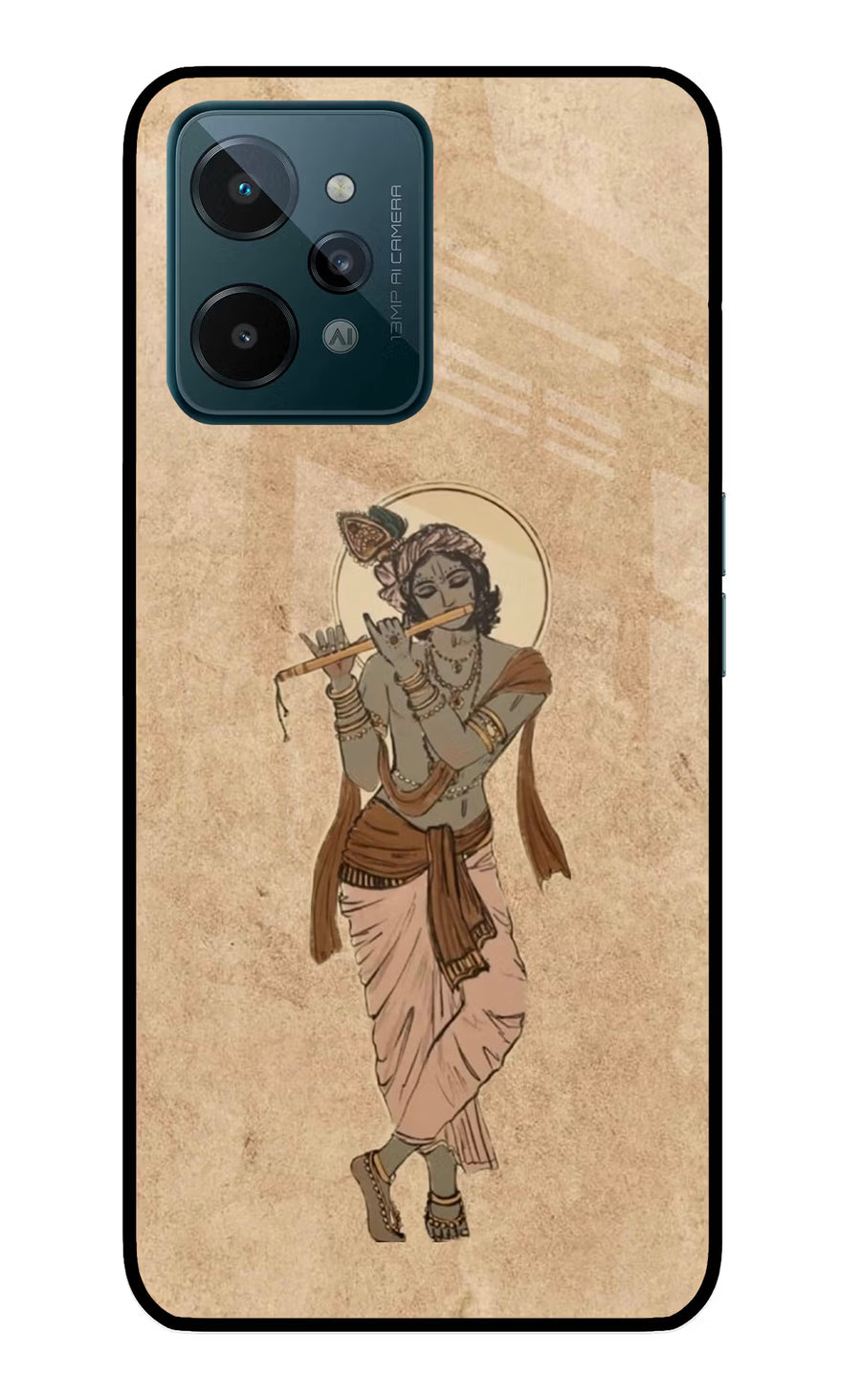 Krishna Realme C31 Back Cover, Glass case