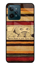Vinyl Stripes Realme C31 Glass Case