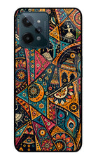 Folk Print Realme C31 Glass Case