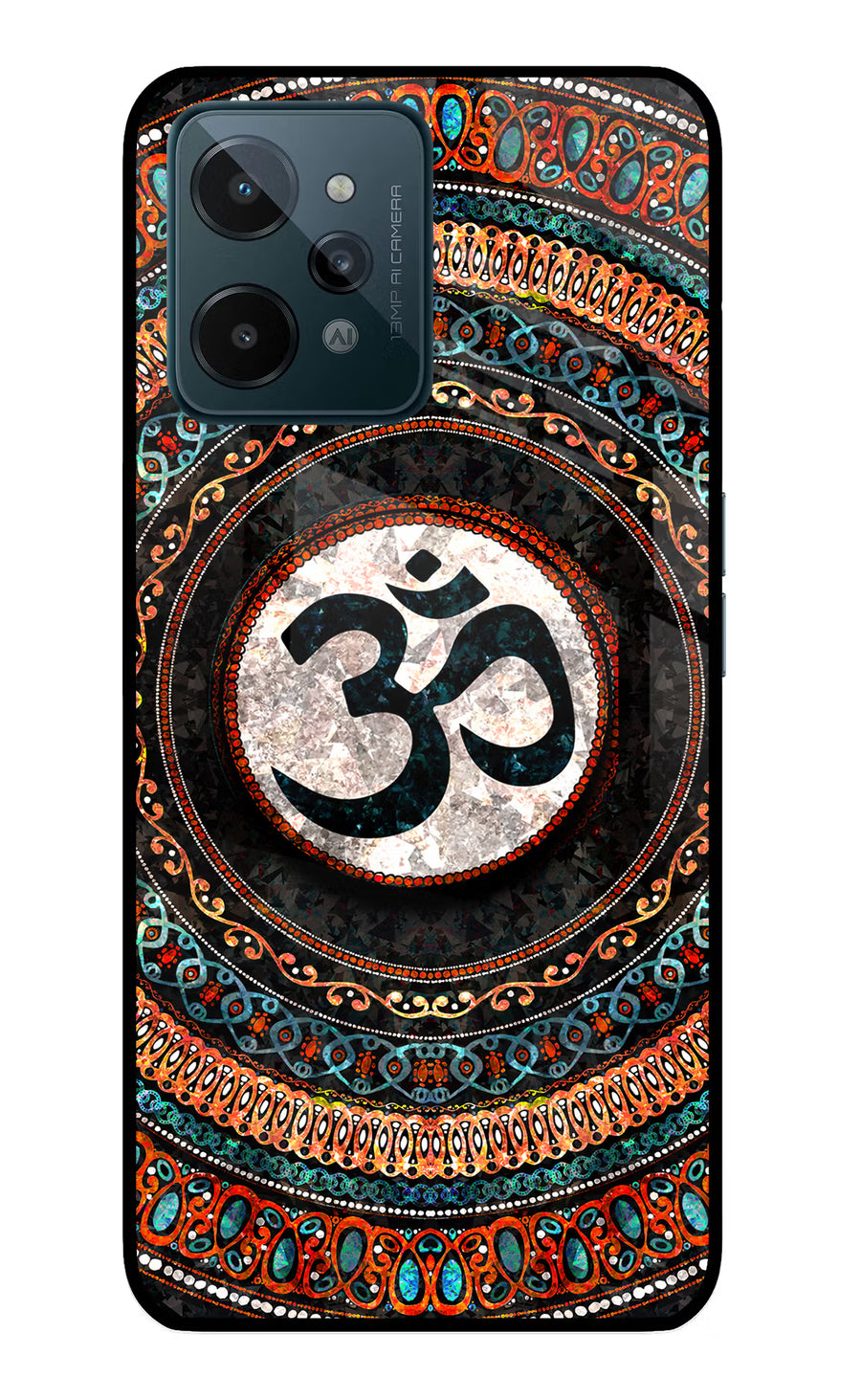 Om Culture Realme C31 Pop Case, Glass case